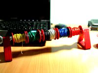 Wire Spool holder & role by theodornitu