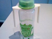 Sippy cup handles for narrow neck feeding bottle by sakana280
