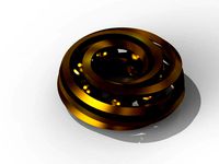 Spiral donut toy 1 by Defauld