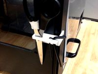 allen wrench scissors holder for MakerBot by UWM_DCRL