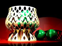 holes with a pen holder around by carlok