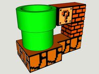 Super Mario Can Stein by firepinto