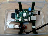 Raspberry Pi Tupperware standoff. by Dranoweb