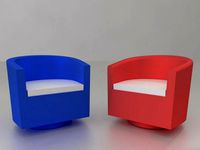 Armchair Furniture House Miniature 1/24 scale by rr2s