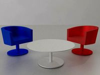 Armchair and Table Furniture House Miniature 1/24 scale by rr2s