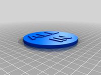 All in poker button, thinner by 3dwalt
