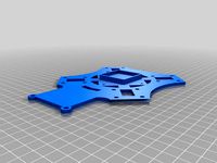 3D Printed FPV Quadcopter The Crossfire Top Plate for KK 2.1.5 Mini Board by Spencer1612
