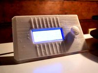 Makerfarm Prusa i3 Control Panel Mount by moczys