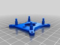 Mount for Naze32 on Electrohub plate by evilbender