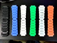 Slimmed down version of Pebble snap link watchband by Xander779