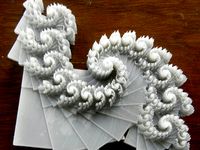 Spiral fractal based on an affine IFS by jkellyatcentre