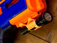 nerf 19mm flashlight clip by rophos