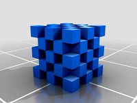 Checkered Cube by Jason_Glass