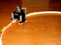 Rails for lego particle accelerator by fdavies