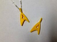 Star Trek Command Necklace Charm by Karen5R