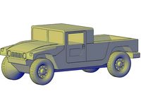 Hummer H1 pickup by rozoom