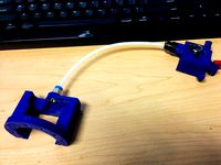 Rigid delta bowden E3d mount by justinledwards