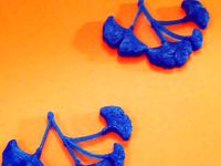 gingko leaf earring bases by lorimipsum