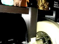 Shelf hanging filament spool holder by Garbanzo