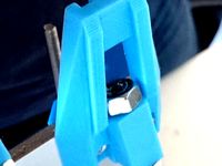 Combined Stabilizer + LCD Mount for prusa i3 rework by Korri