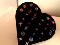 Heart Earring Holder by b1ut0