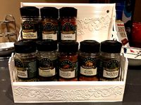 Spice Rack - Made to fit 10 McCormick - Gourmet spice bottles by Nowhereman999