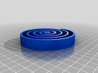 Round leaf spring (clock spring) by 3DPVDB