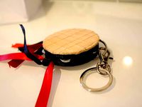 Playable Portuguese "Tuna" Tambourine Keychain by ruicosta3silva