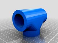 PVC pipe 3/4" T Joint by HMDesign