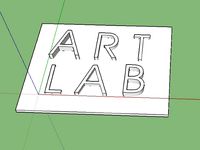 Art Lab sign by PeripheralArt