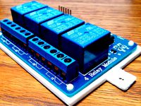 Arduino 4 Relay Module Bottom Cover Plate with Wall Mount by sztech