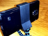 Camera Tripod Clip for Samsung Galaxy Note 4 w/ Silicone Case by dacmill4