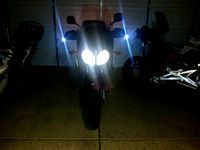 Motorcycle Daytime Running Lights (DRL) 18mm LED Mounts by dimensionbx