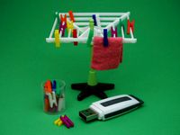 Miniatur Clothespins by wstein