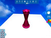 Morphi queen chess piece by Morphiapp