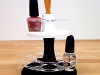 Pretty Rotating Nail Polish Organizer by jennam