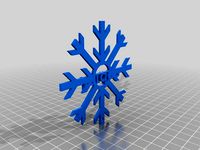 Custom Name Snow Flake Ordainment by saslates