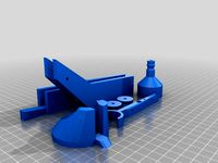 Soda Bottle Rocket nozzel and launch pad by tobyvanreenen