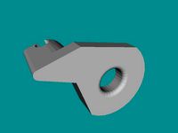 PLA Wire Stopper for Simple Metal PRINTRBOT by MeirB_3D