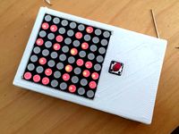 IchigoDot - One Key Game Machine for LPC1114 by taisukef