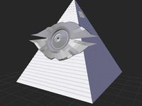 All Seeing Eye Pendant  by tekomuto