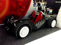 Local Motors Strati 3D printed car - modified for rolling wheels and detail by gpvillamil