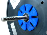 Parametric Filament Spool Hub with 608ZZ bearing by AndrewBCN