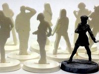 Flat minis for contemporary/scifi wargaming 28mm by CiF