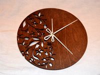 Hands for Laser cut clock (for thing 522752) by Wpilgrim