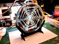 Laser cut plate stand by tobyjaffey