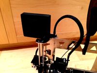 Prusa I3 Steel bracket for the full graphics display by majurca