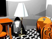 floor lamp for doll's house by carlok