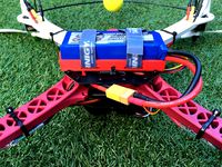 lipo battery holder for Sk450 quad  by mouserunner