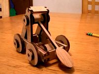 Lasercut Siege Catapult by GodOfCheese